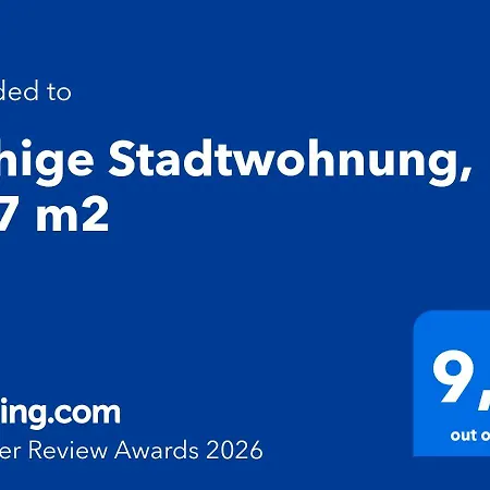 Апартаменты Ruhige Stadtwohnung, 107 M2 *